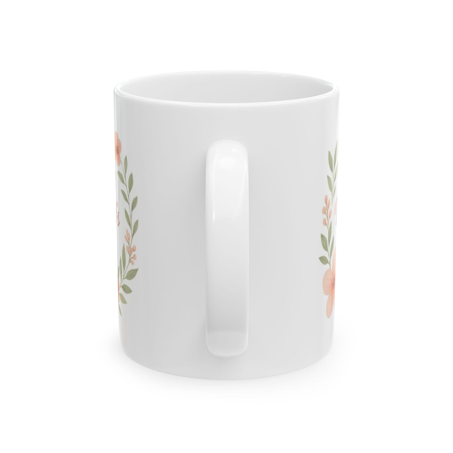 Floral Mother's Day Ceramic Mug - Gift for Mom, 11oz & 15oz