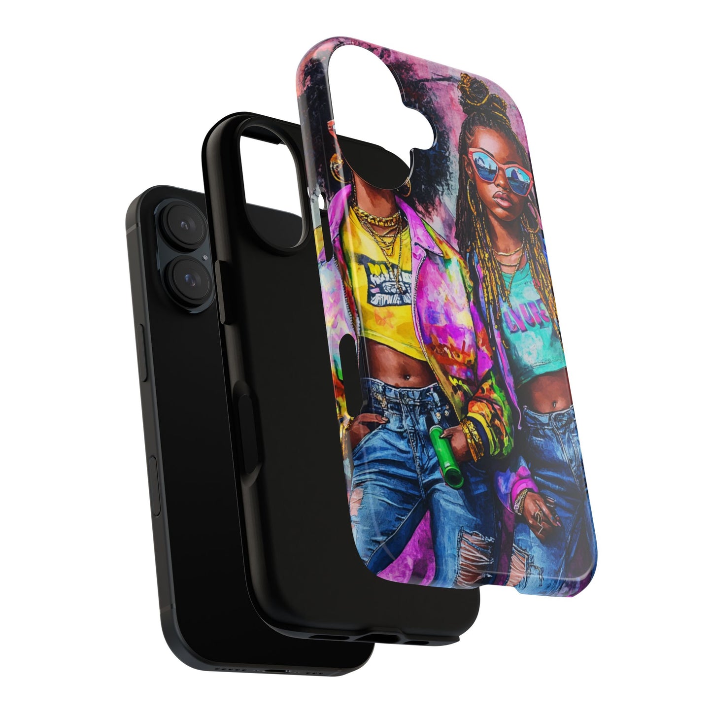 Vibrant Phone Case - Tough Cases with Cool Street Style Design
