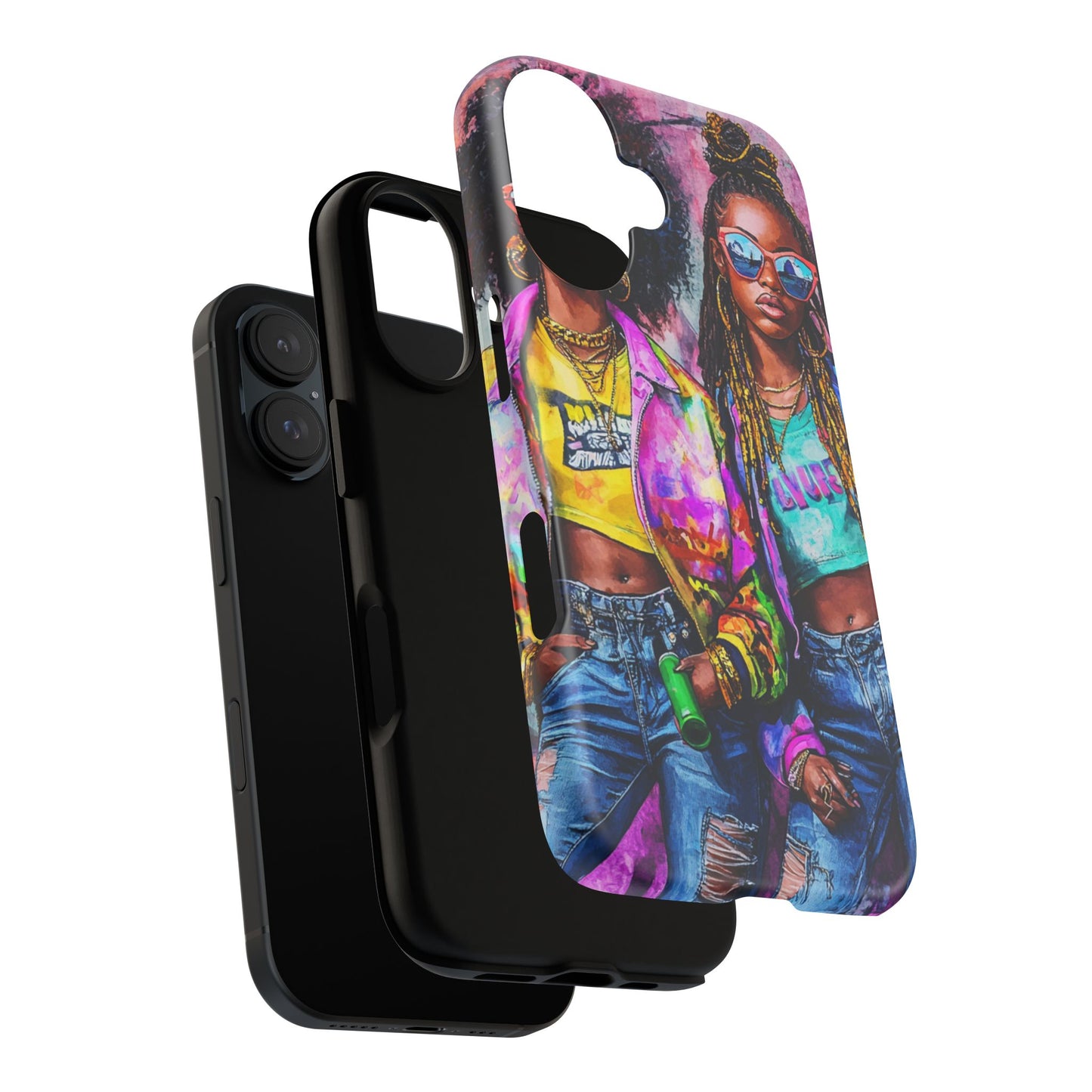 Vibrant Phone Case - Tough Cases with Cool Street Style Design