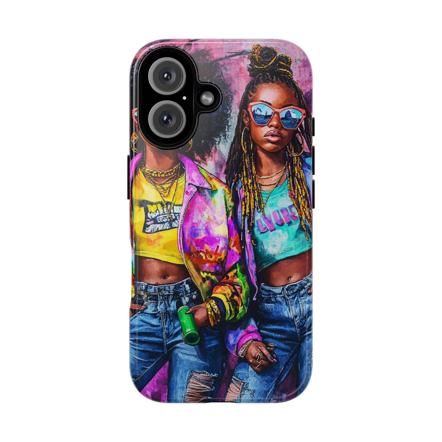 Vibrant Phone Case - Tough Cases with Cool Street Style Design