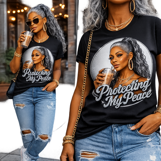 Protecting My Peace T-Shirt — Graphic Tee for Women