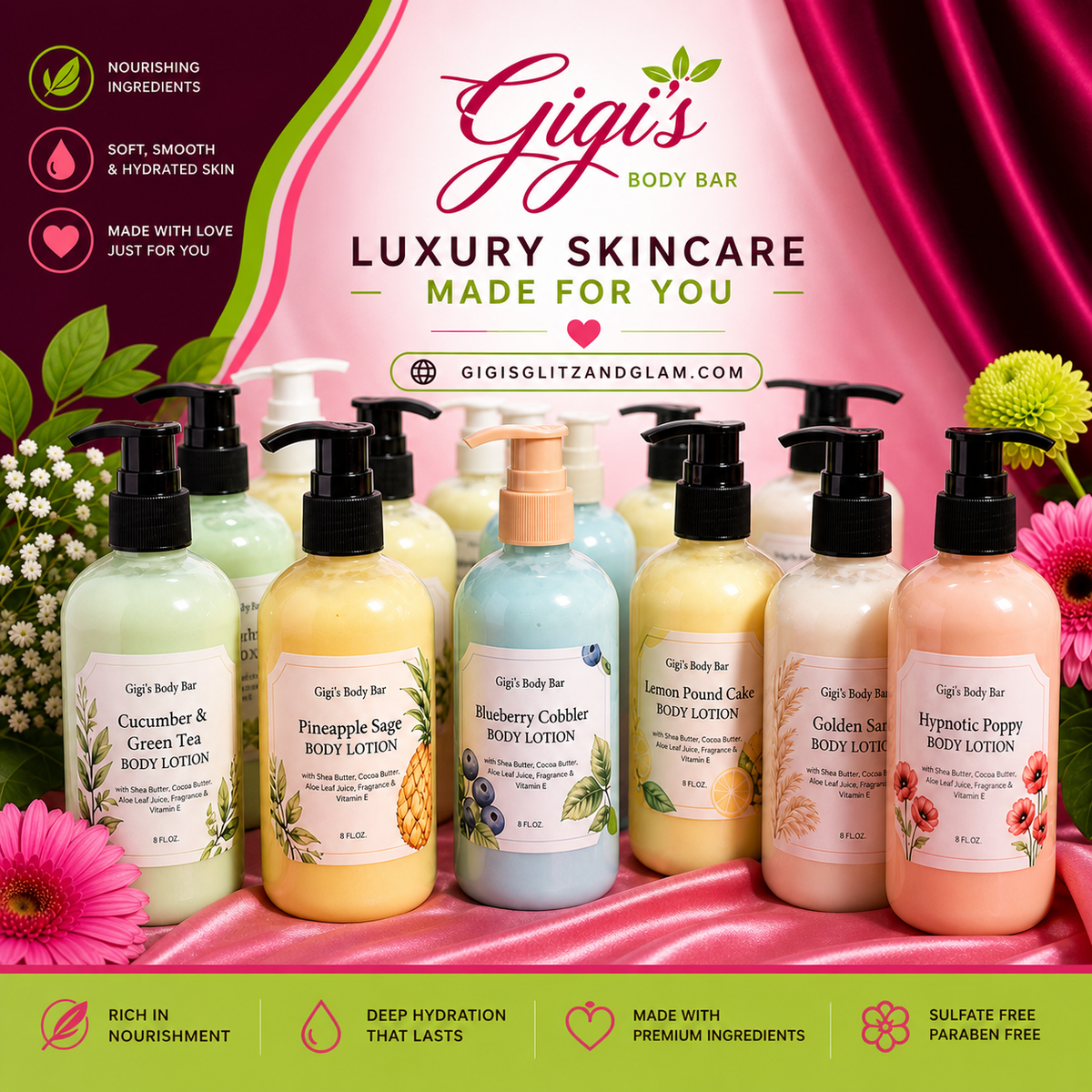 Body Lotion 8 oz